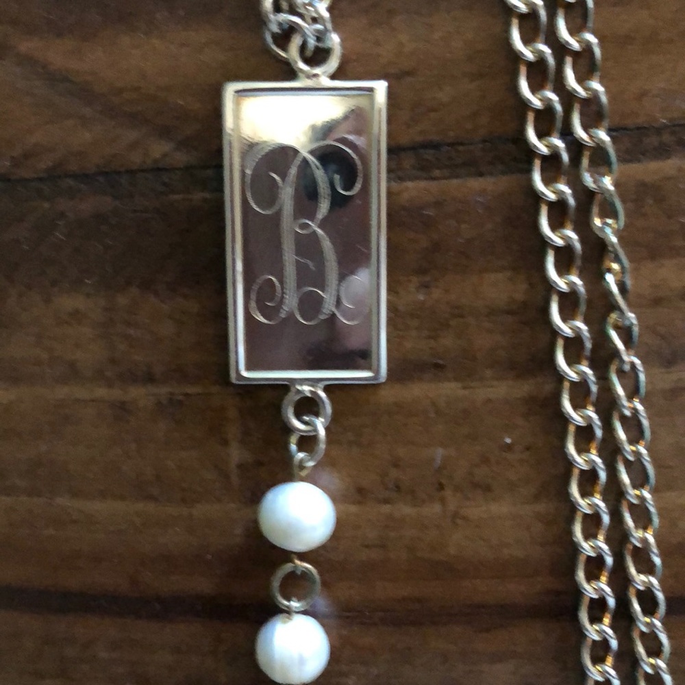 SOLD SOLD SOLD Initial Outfitters B Long Necklace